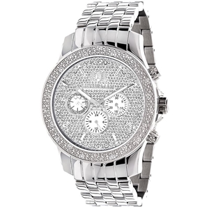 Authentic Luxurman Diamond Watches for Men and Women Up to 80% Off