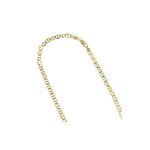 Solid 14k Gold Mariner Chain For Men and Women LUX