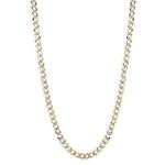 Solid 14k Yellow Gold Italy Cuban Curb Link Chain 