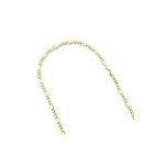 Hollow 10k Gold Figaro Chain For Men and Women 2.8