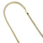 14k Yellow Gold Hollow Franco Chain 7mm Wide Neckl