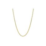 Solid 14k Gold Curb Comfort Chain For Men LUXURMAN