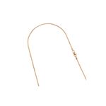 Solid 14k Gold Wheat Chain For Women LUXURMAN 0.6m