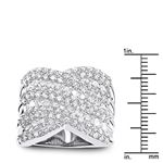 Cocktail Rings: Ladies Carat Diamond Ring 14k Whit