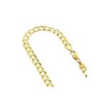 Solid 10k Gold Curb Comfort Chain For Men and Wome