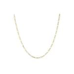 Solid 14k Gold Figaro Chain For Men and Women LUXU