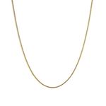 14k Yellow Gold Hollow Franco Chain 1.8mm Wide Nec