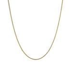 10k Yellow Gold Hollow Franco Chain 2.2mm Wide Nec