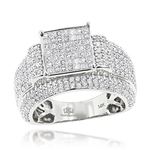 Princess Cut Diamond Engagement Rings Item 14K Whi