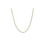 Hollow 14k Gold Franco Square Chain For Men and Wo