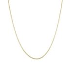 10K Yellow Gold Solid Flat Mariner Chain 2.5mm Wid