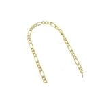 Hollow 14k Gold Figaro Chain For Men and Women 6.5