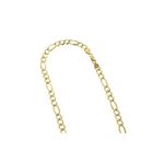 Solid 10k Gold Figaro Chain For Men LUXURMAN 8.5mm