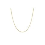 Hollow 14k Gold Curb Chain For Men and Women 5.5mm