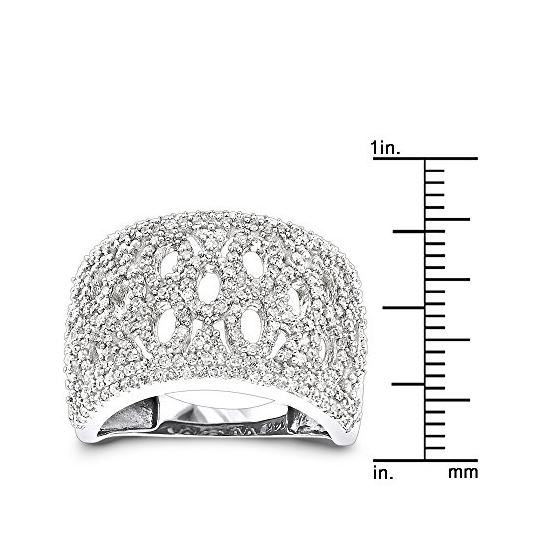 Diamond Fashion Rings: 14K White Gold Diamond Ring