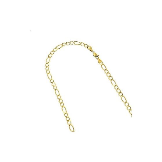 Solid 10k Gold Figaro Chain For Men LUXURMAN 7mm n