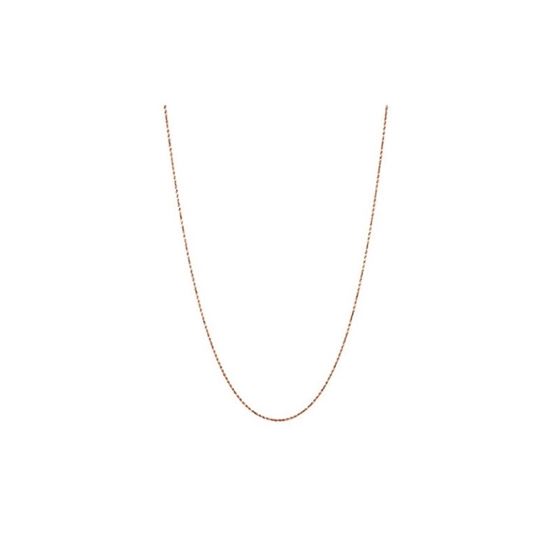 Solid 14k Gold Rope Diamond Cut Chain For Men and 