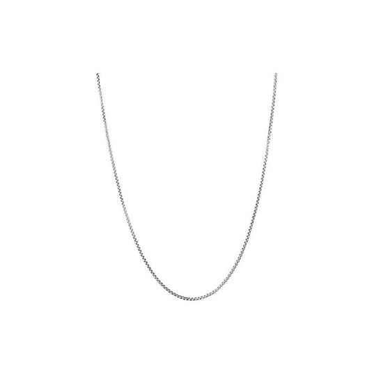 Solid 14k Gold Box Round Chain For Men and Women L