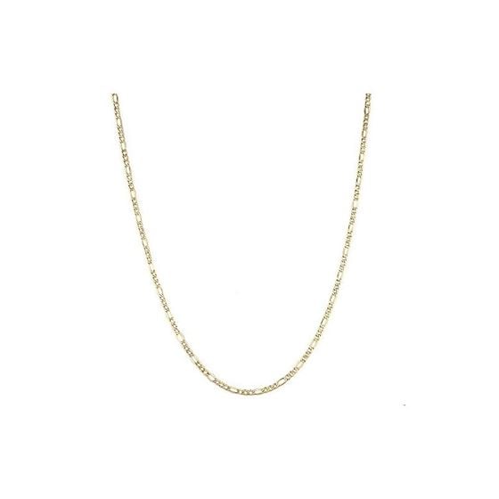 Hollow 10k Gold Figaro Chain For Men and Women 5.5