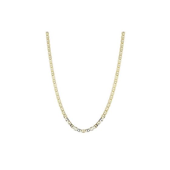 Solid 14k Gold Mariner Chain For Men and Women LUX