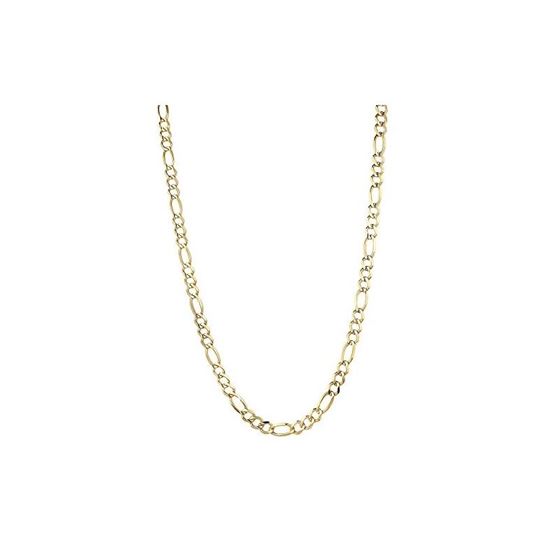 Solid 10k Gold Figaro Chain For Men LUXURMAN 8.5mm