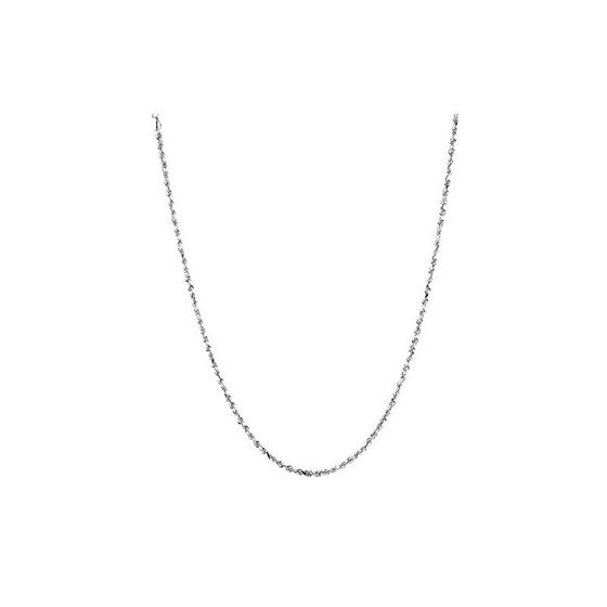 Solid 14k Gold Rope Diamond Cut Chain For Men and 