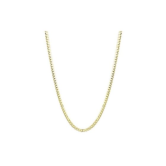 Solid 10k Gold Curb Comfort Chain For Men and Wome