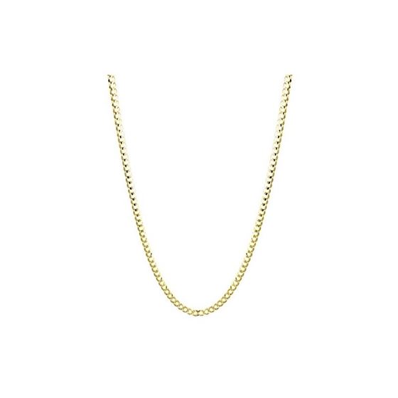 Solid 14k Gold Curb Comfort Chain For Men LUXURMAN