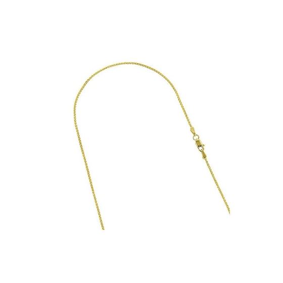 Solid 14k Gold Wheat Chain For Men and Women LUXUR