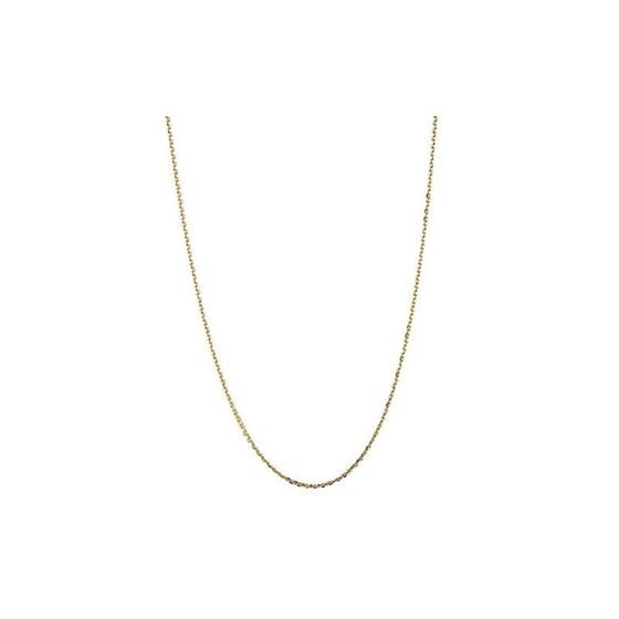 Solid 14k Gold Cable Chain For Men and Women LUXUR