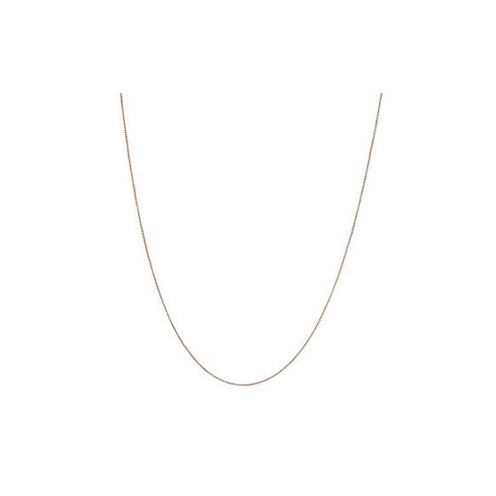 Solid 14k Gold Wheat Chain For Women LUXURMAN 0.6m