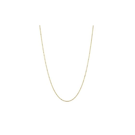 Solid 10k Gold Rope Diamond Cut Chain For Men and 