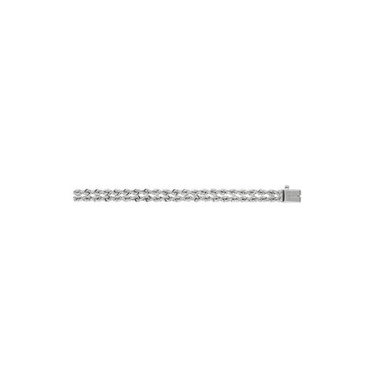 Solid 14k Gold Rope 2 Multi Line Chain For Men and