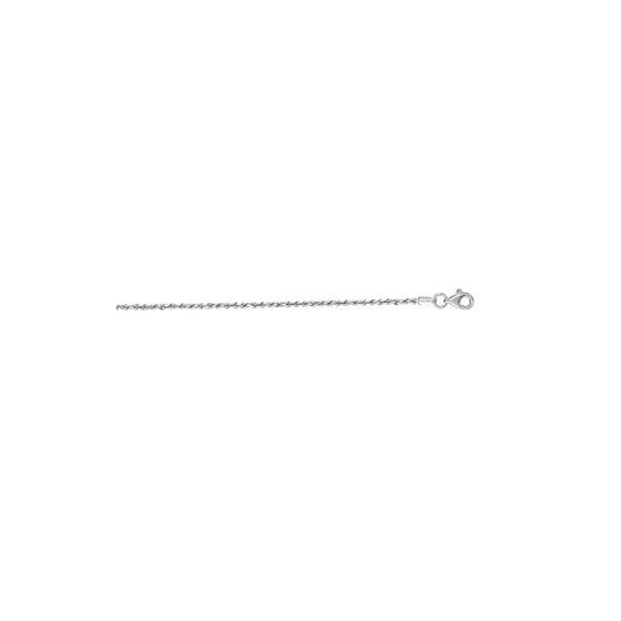 Solid 10k Gold Rope Diamond Cut Chain For Men and 