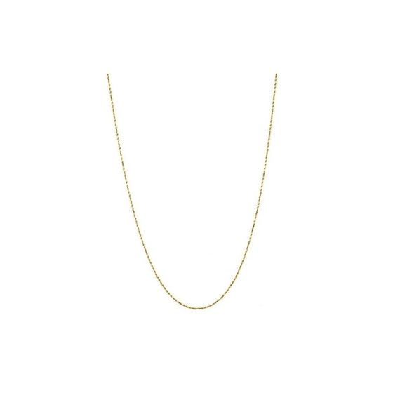 Hollow 14k Gold Rope Chain For Men and Women 3mm N