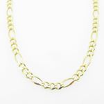 Mens Yellow-Gold Figaro Link Chain Length - 22 inches Width - 5mm 3