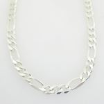 Figaro link chain Necklace Length - 30 inches Width - 6mm 3