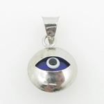womens bp145 kabbalah evil eye .925 Sterling Silver good luck charm pendant 1