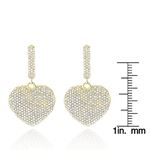 Ladies 14K Dangle Natural 1.75 Ctw Pave Set Diam-3