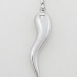 Italian horn pendant SB27 38mm tall and 12mm wide 3