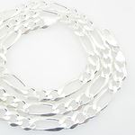 Figaro link chain Necklace Length - 24 inches Width - 8mm 1