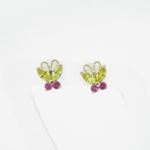 "14K Gold Earrings heart star flower dolphin penguin for Childeren