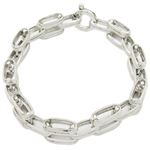 Womens Sterling silver Yellow multi link braid bracelet 1