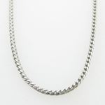 Mens White-Gold Franco Link Chain Length - 16 inches Width - 1.5mm 3