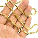 10K YELLOW Gold SOLID FRANCO Chain - 26 Inches Long 4MM Wide 3