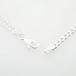 Silver Curb link chain Necklace BDC68 3