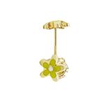 14K Yellow gold Flower stud earrings for Children/Kids web9 1