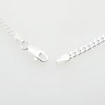 Silver Curb link chain Necklace BDC64 3