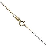 10K YELLOW Gold SOLID BOX CHAIN Chain - 18 Inches Long 0.7MM Wide 1