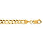 "14k Real Yellow Gold Comfort Cuban Curb Chain 5.7MM Sizes: 20""